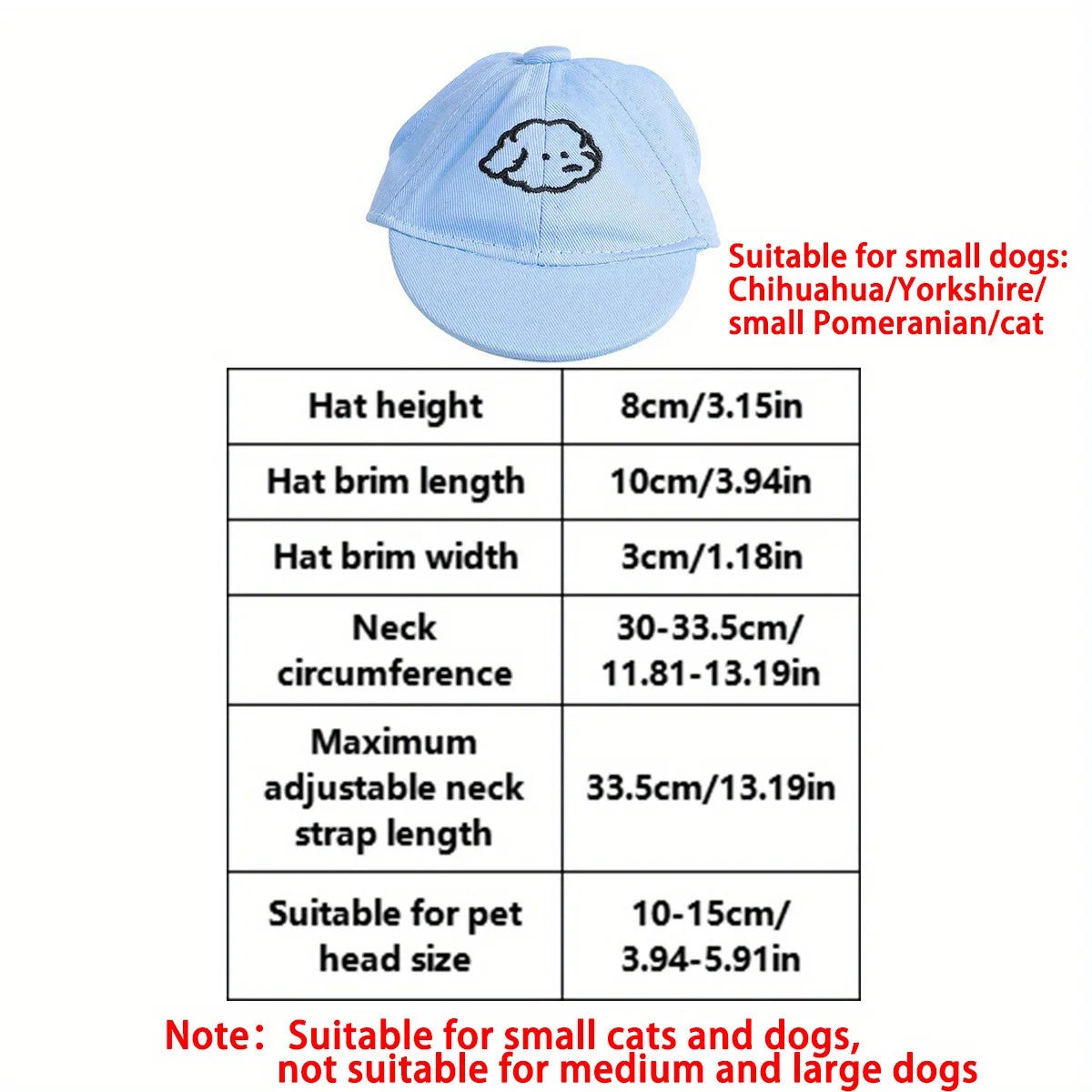 🎩 Cappello per Cani – Accessorio Moda & Protezione