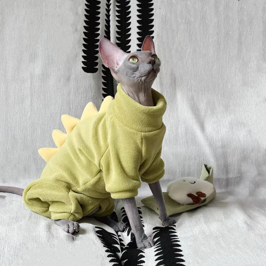 🐾 Pigiama / Loungewear Cartoon per Gatti Sphynx