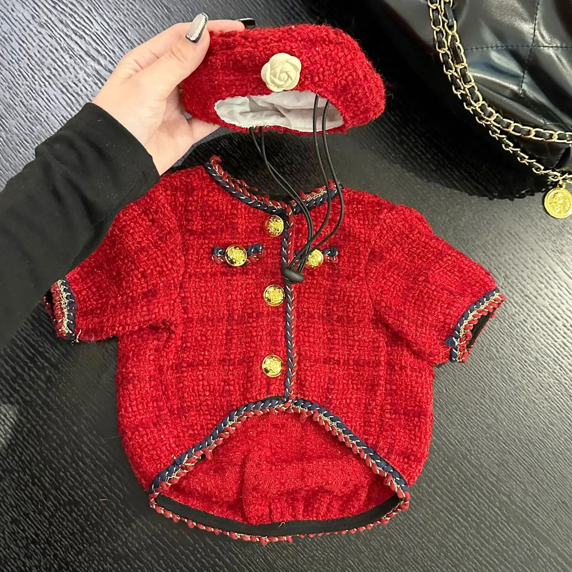 🧥🐾 Cappottino a Quadri in Cotone per Cani – Stile Classico e Caldo