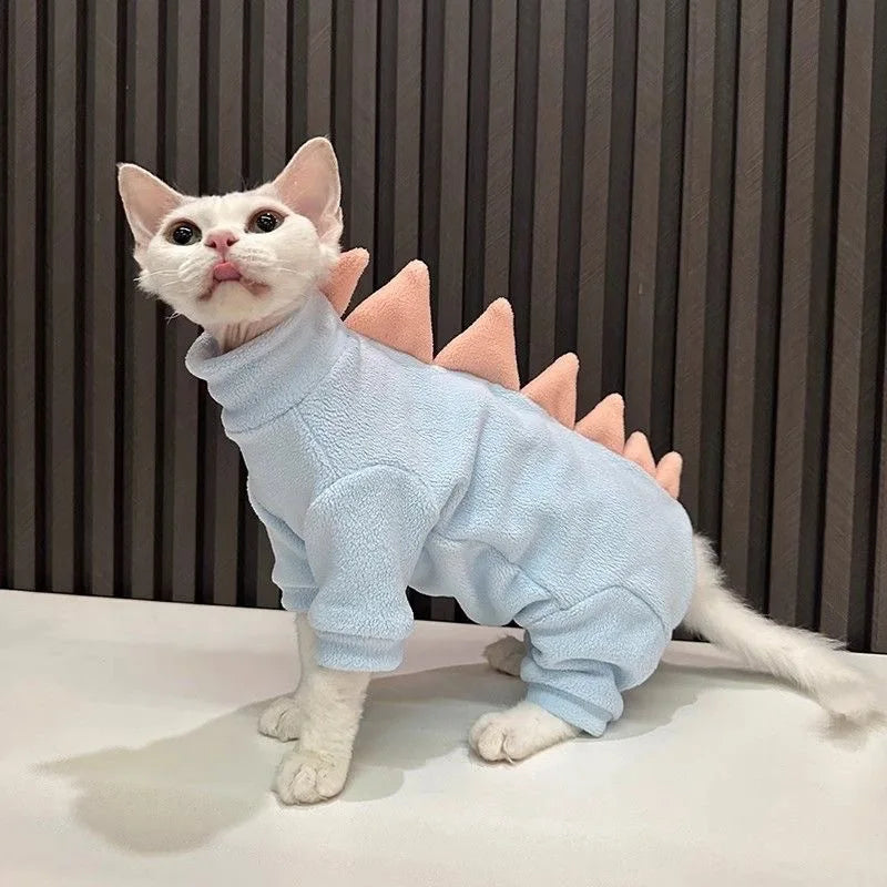 🐾 Pigiama / Loungewear Cartoon per Gatti Sphynx