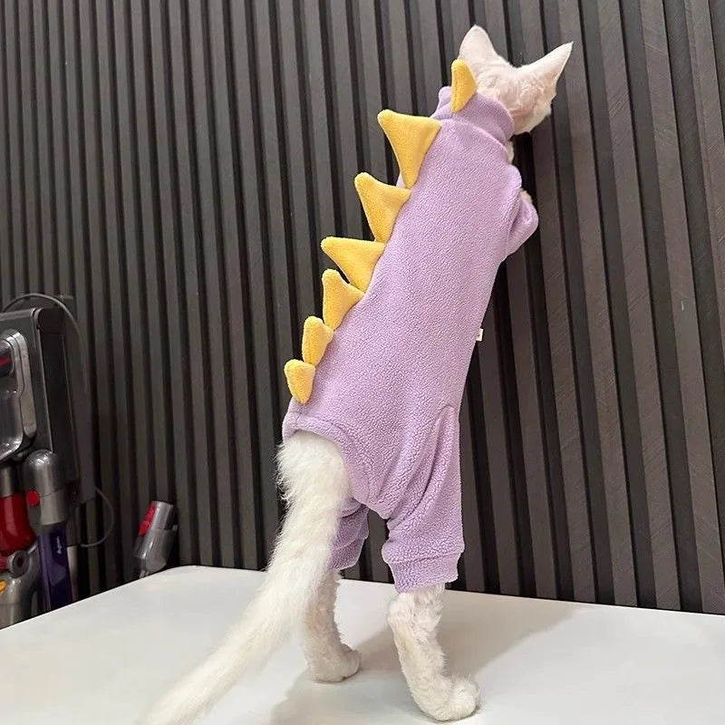 🐾 Pigiama / Loungewear Cartoon per Gatti Sphynx