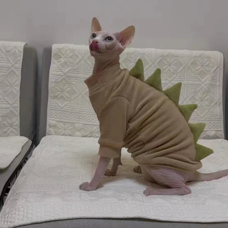 🐾 Pigiama / Loungewear Cartoon per Gatti Sphynx