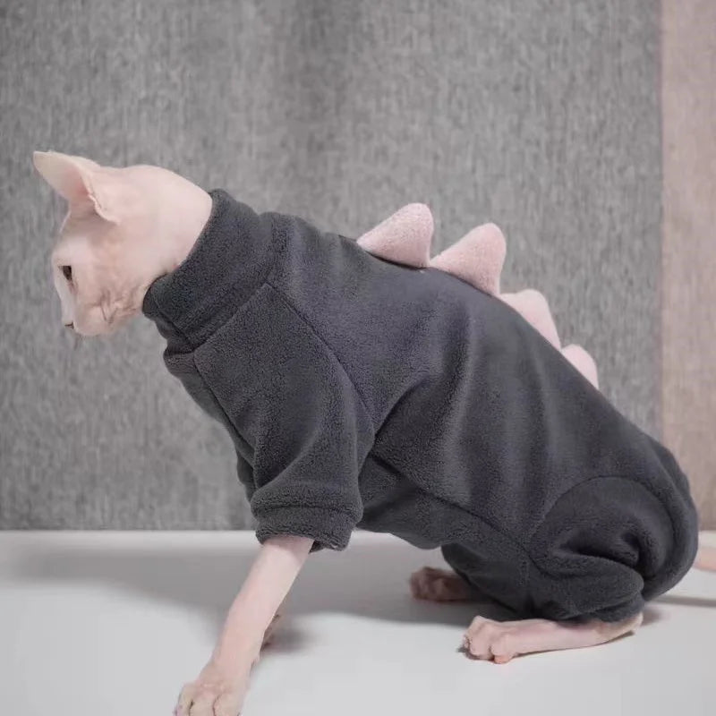 🐾 Pigiama / Loungewear Cartoon per Gatti Sphynx