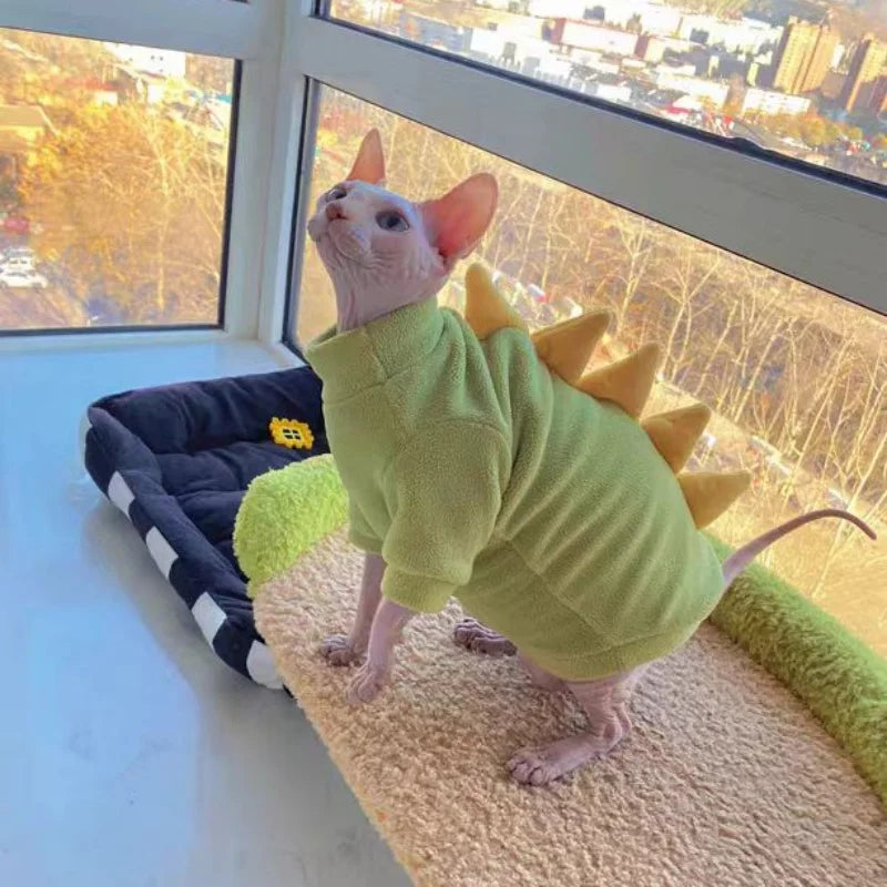 🐾 Pigiama / Loungewear Cartoon per Gatti Sphynx