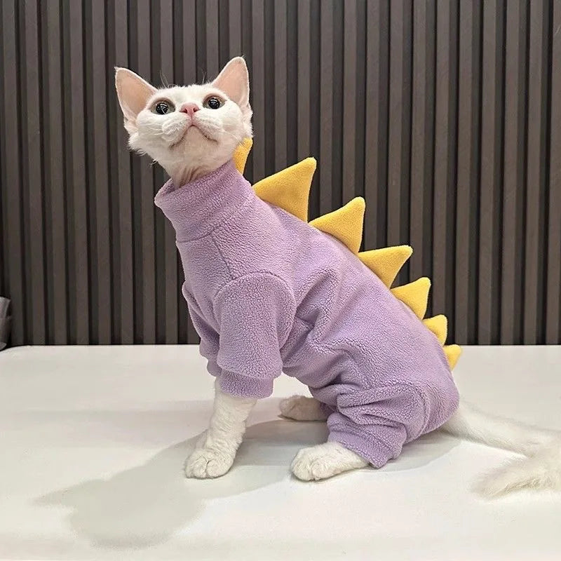 🐾 Pigiama / Loungewear Cartoon per Gatti Sphynx