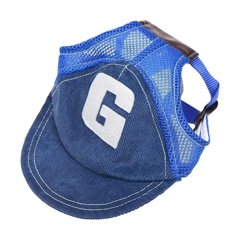 🐾 Cappellino da Sole in Velluto a Coste per Cani