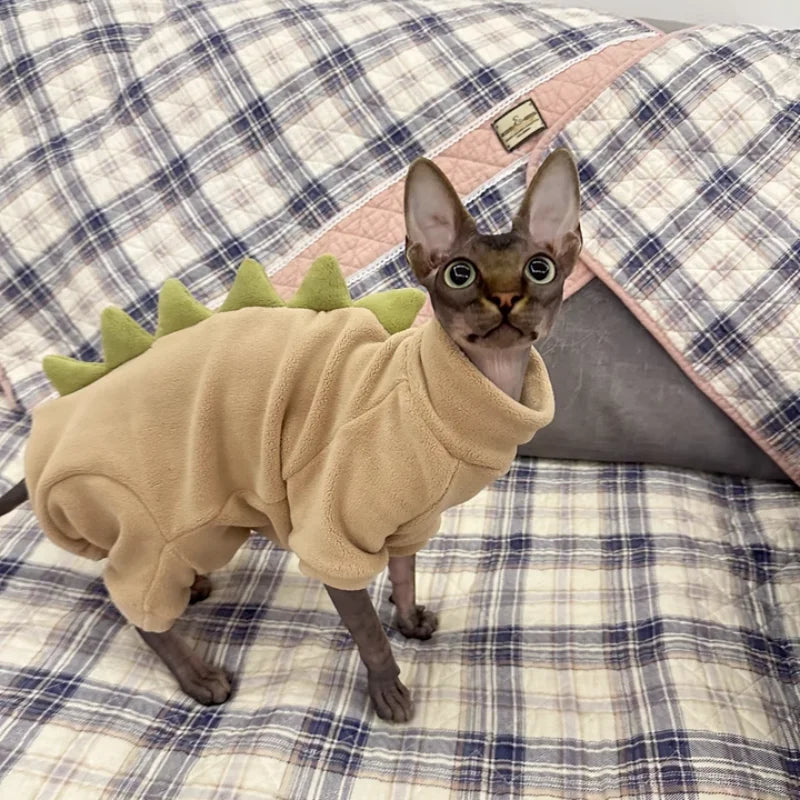 🐾 Pigiama / Loungewear Cartoon per Gatti Sphynx
